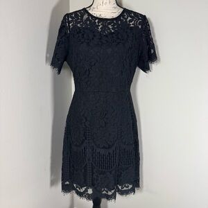 LBD Black Lace Cocktail Dress